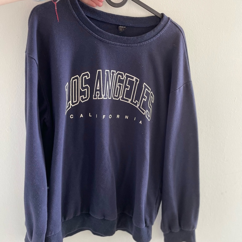 blue basic hoodie